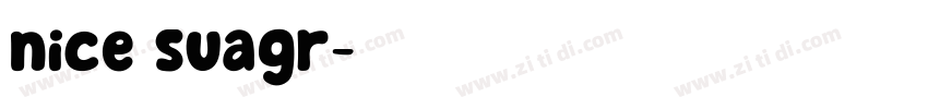 nice suagr字体转换